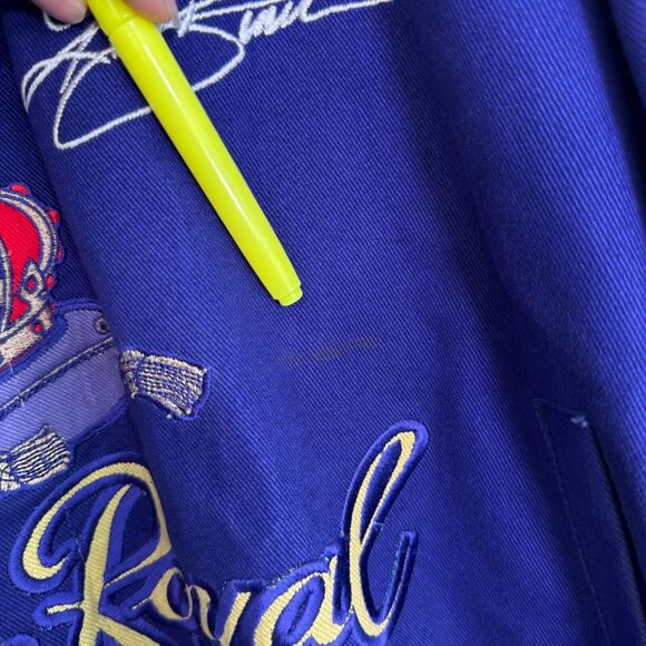 Jeff Hamilton Crown Royal Jacket Mens 4XL Vintage Nascar Patch Racing Bomber 97 - Picture 6 of 14